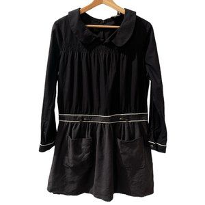 Vintage Large A.P.C. Sailor Dress A-line Peter Pan Collar